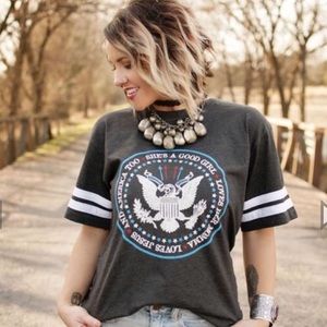 She’s a Good girl ringer tee